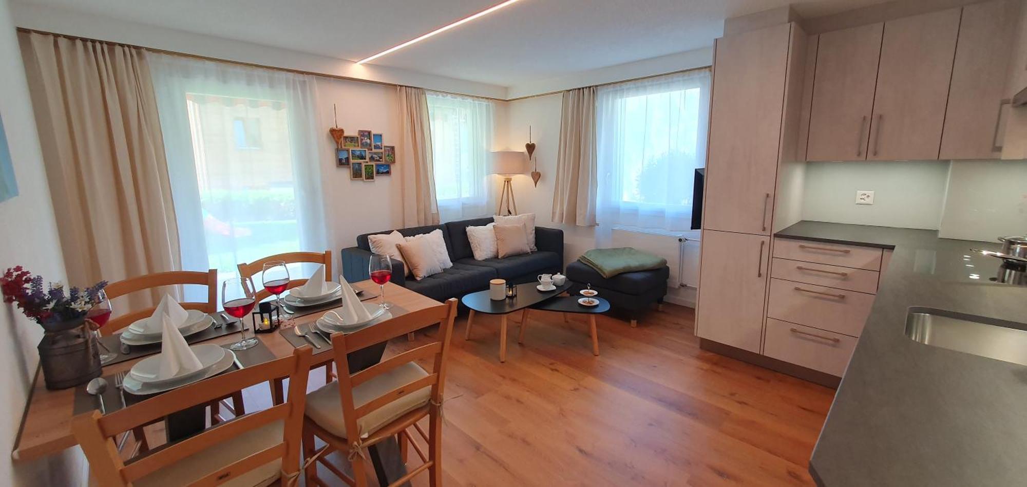 Chalet Schneevogul Grächen Eksteriør bilde
