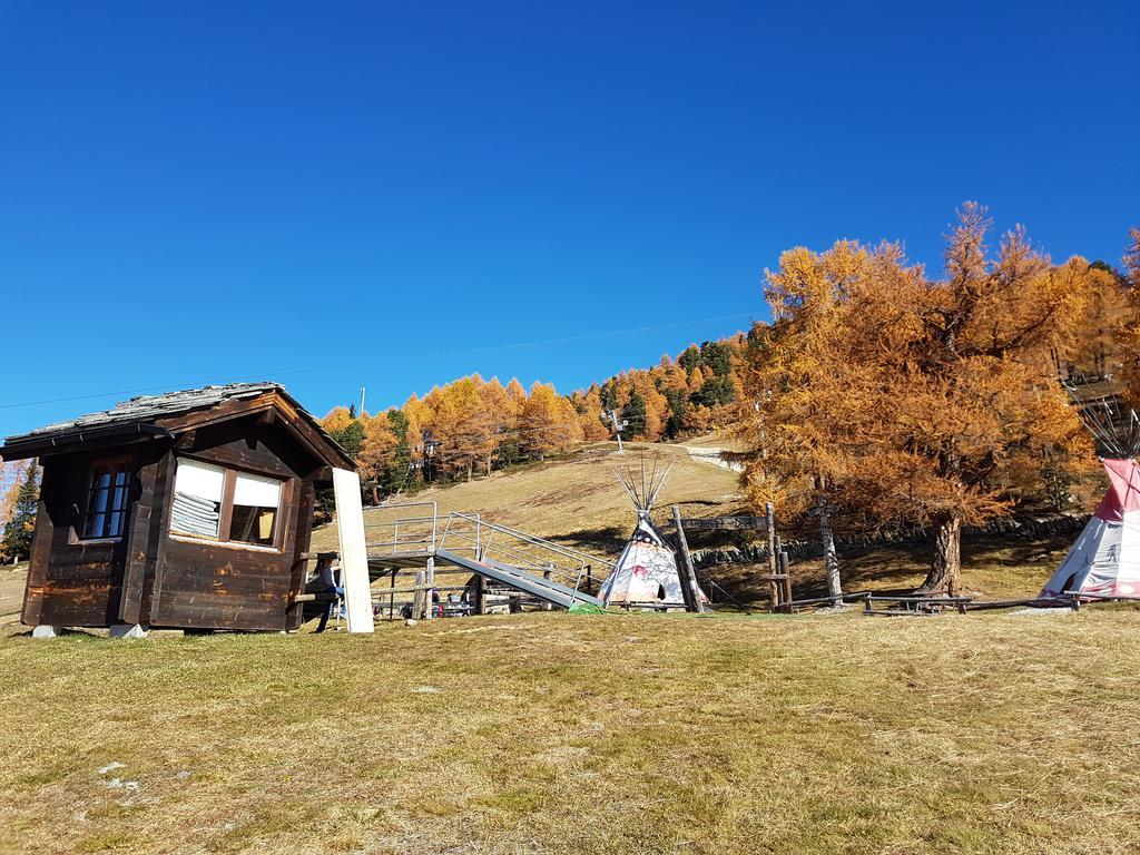 Chalet Schneevogul Grächen Eksteriør bilde